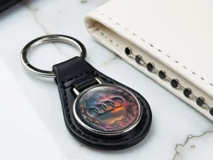 Audi Porta Chiavi in Pelle Edizione Forza Tocco Corsa